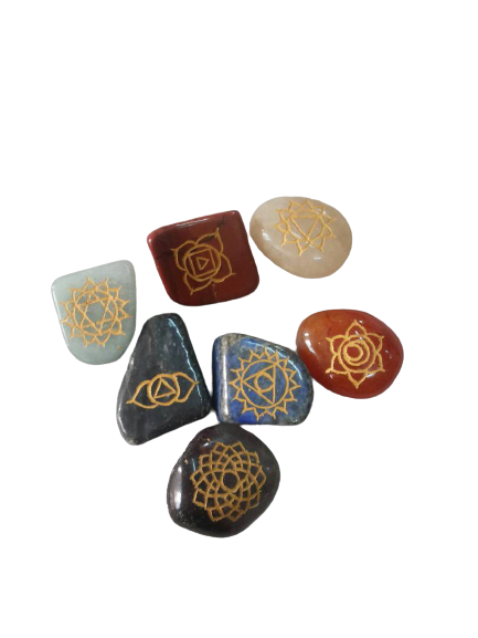 Reiki Sets 7 Chakra Tumbled  image 0