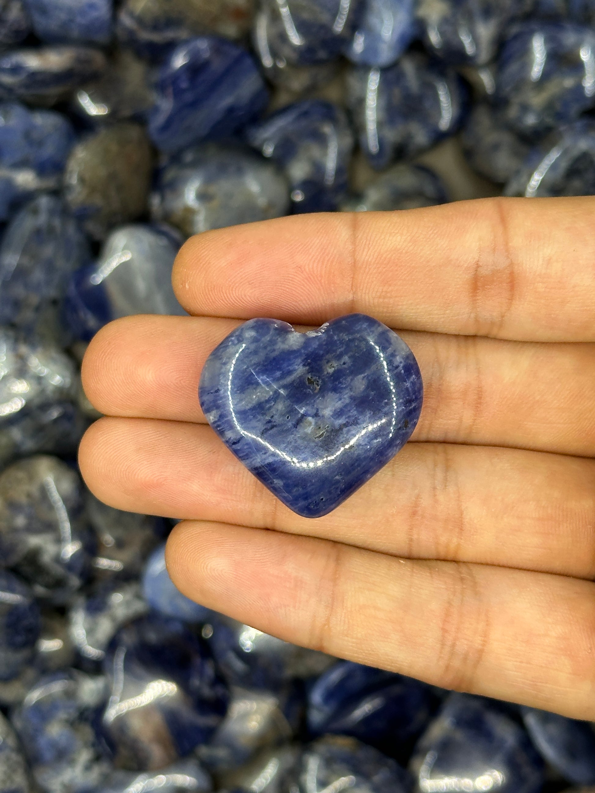 Mini Sodalite Hearts image 8