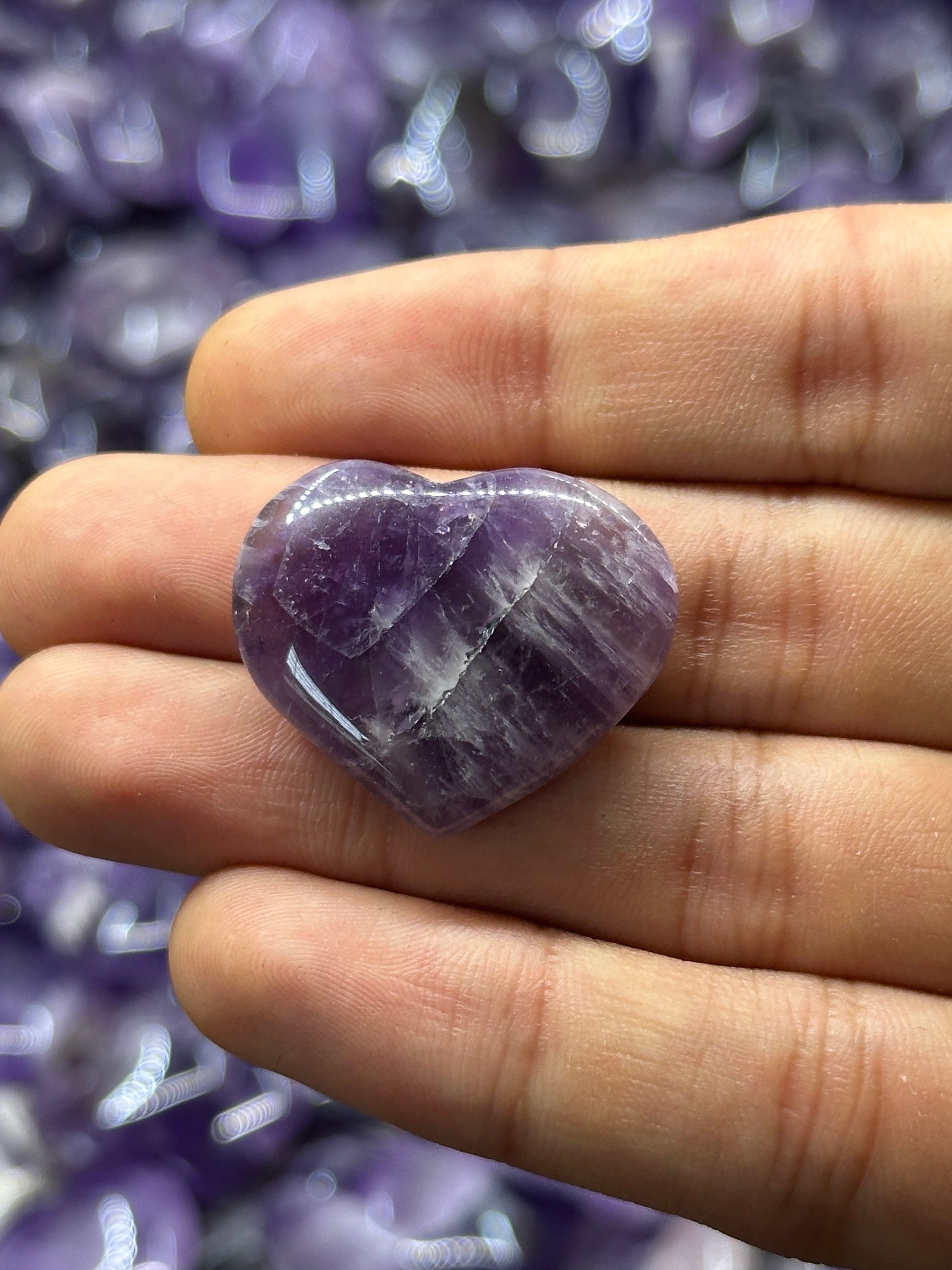 Mini Amethyst Hearts image 9