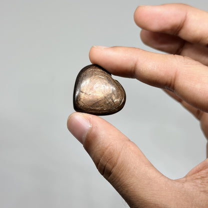 Golden Sapphire Mini Heart