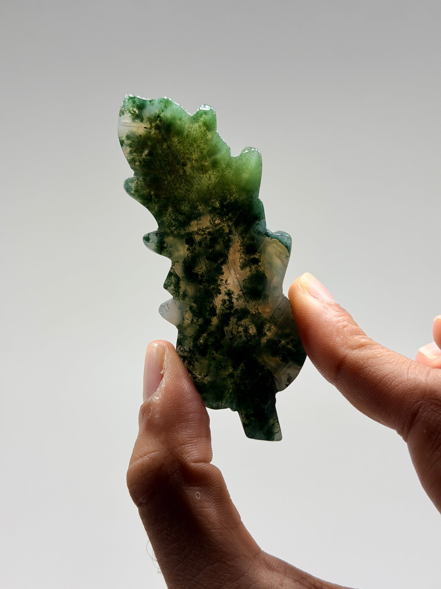 Moss Agate Leaf