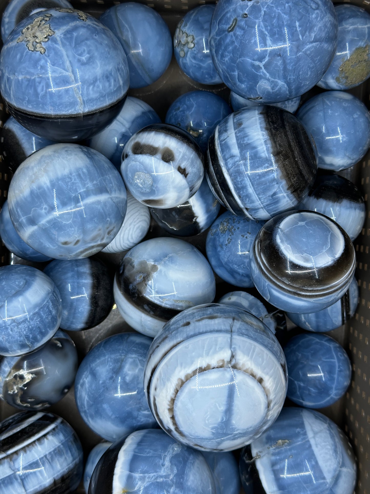Blue Opal Sphere image 6