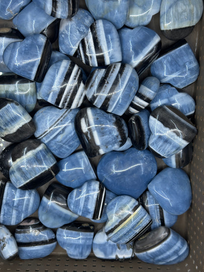 Blue Opal Heart image 4