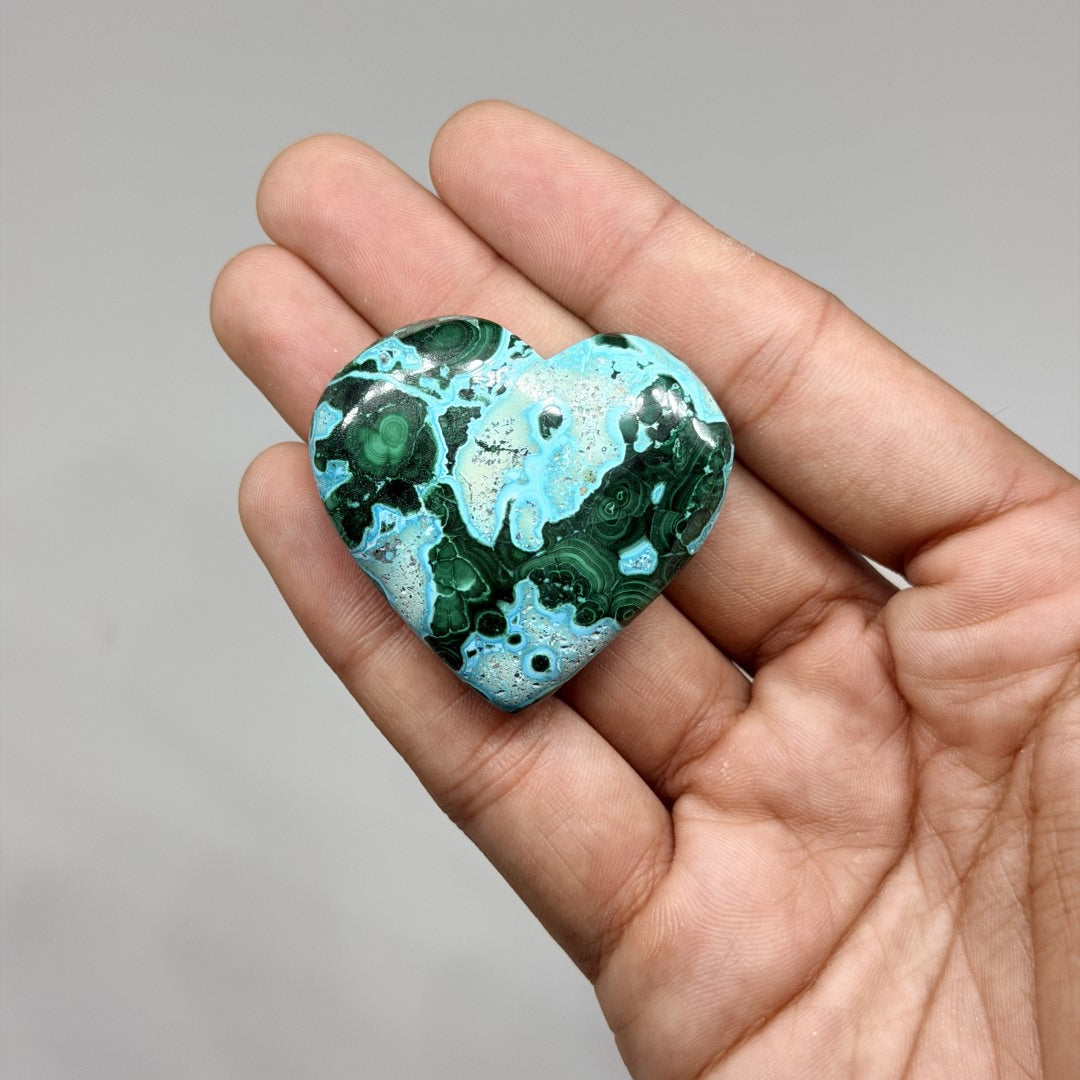 Malachite Chrysocolla Heart (1KG)