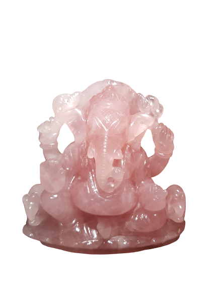 Rose Quartz Ganesha image 0