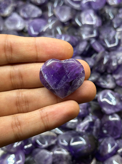 Mini Amethyst Hearts image 2