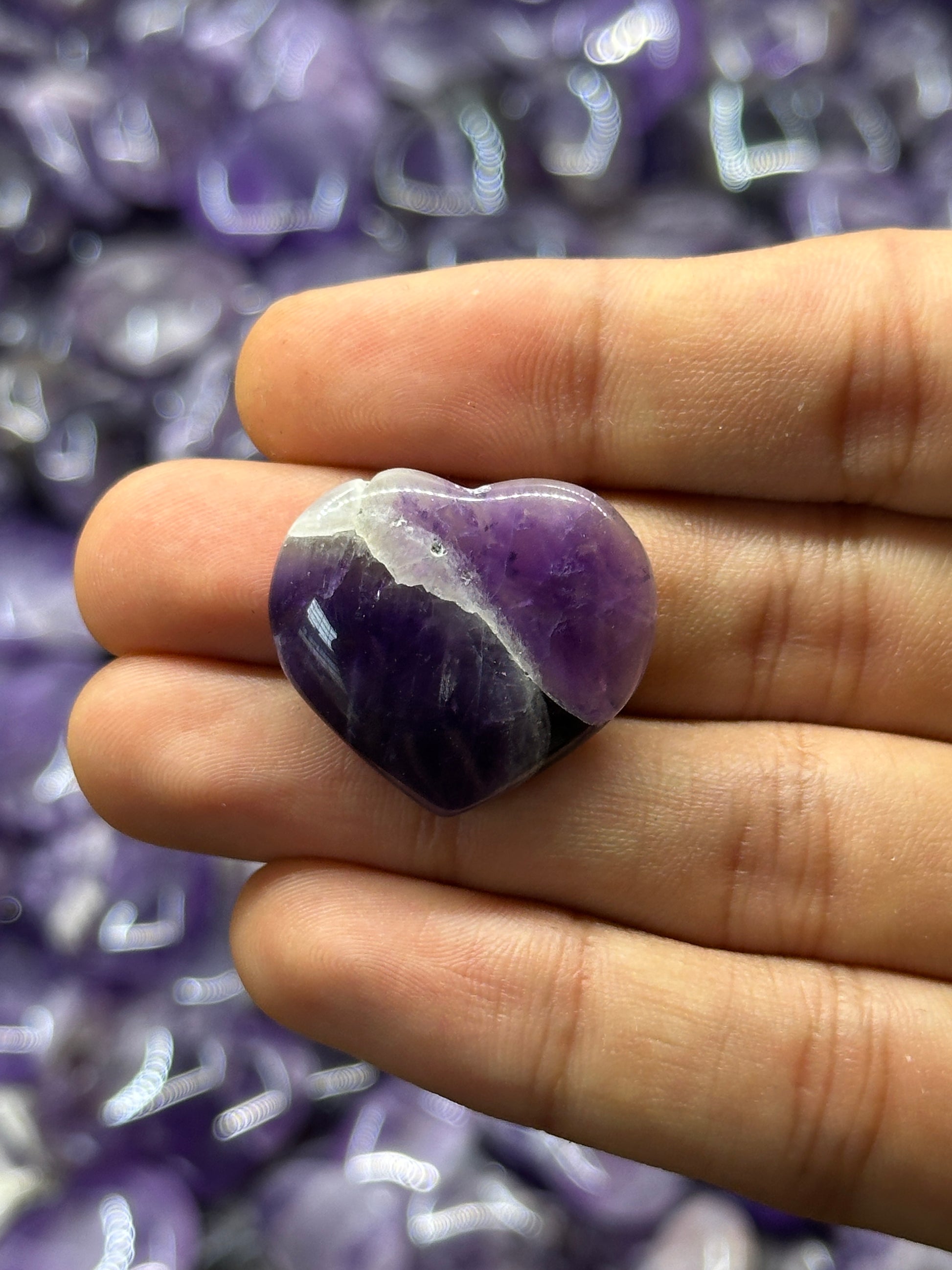 Mini Amethyst Hearts image 8