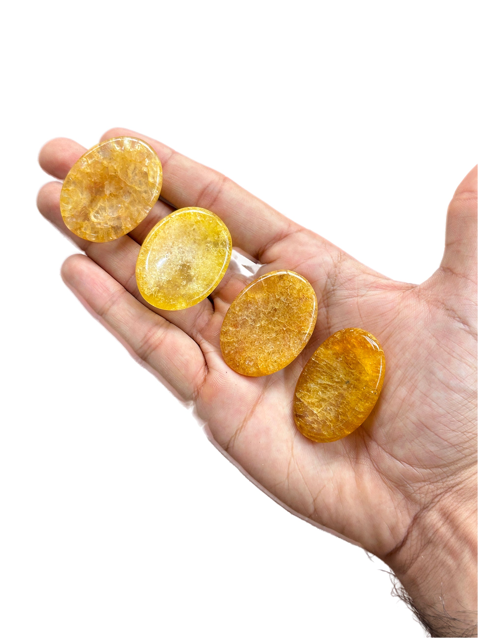Golden Healer Quartz Worry Stones image 0