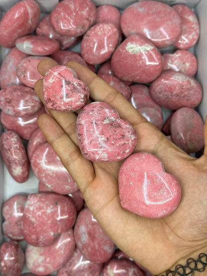 Pink Thulite Heart  (1KG)