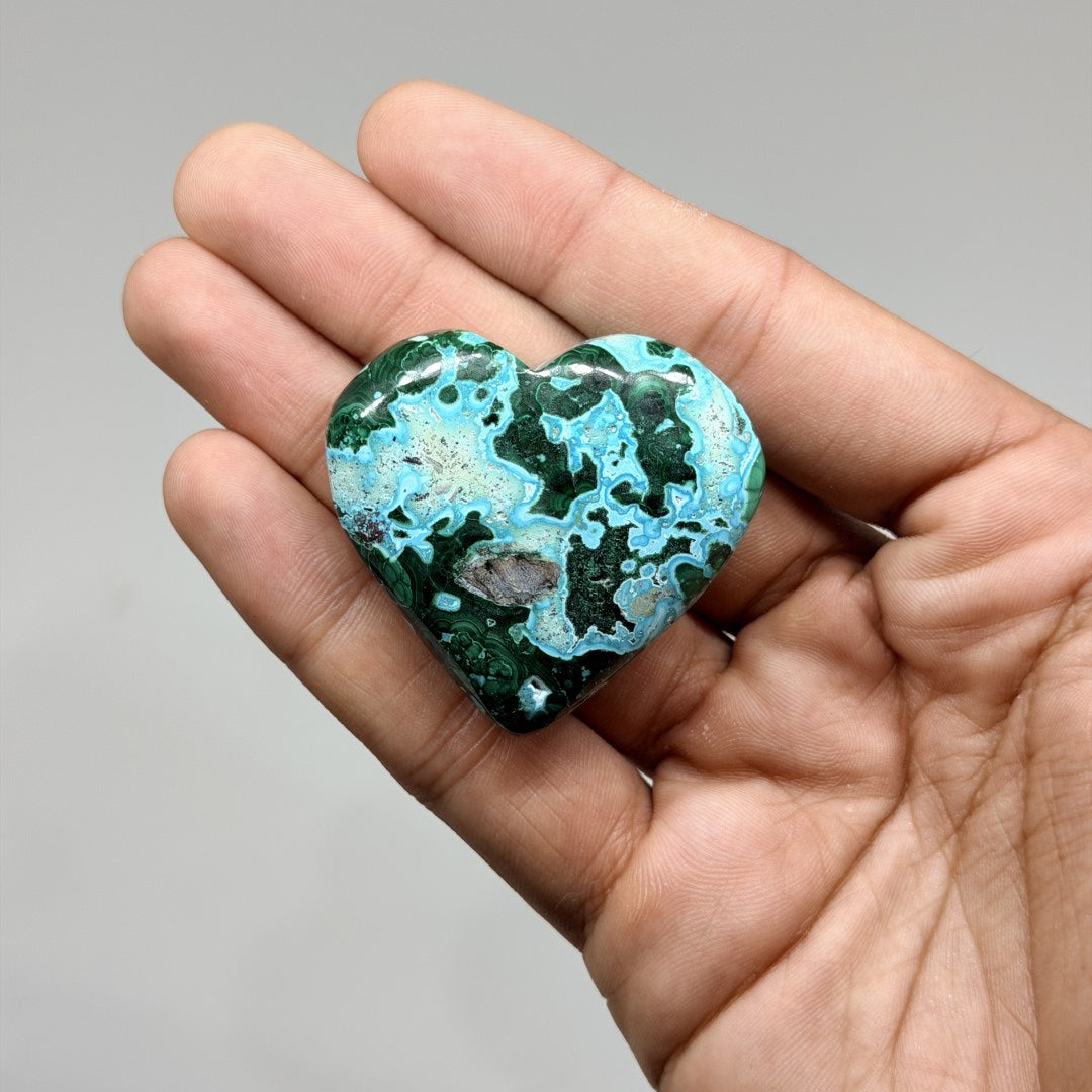 Malachite Chrysocolla Heart (1KG)