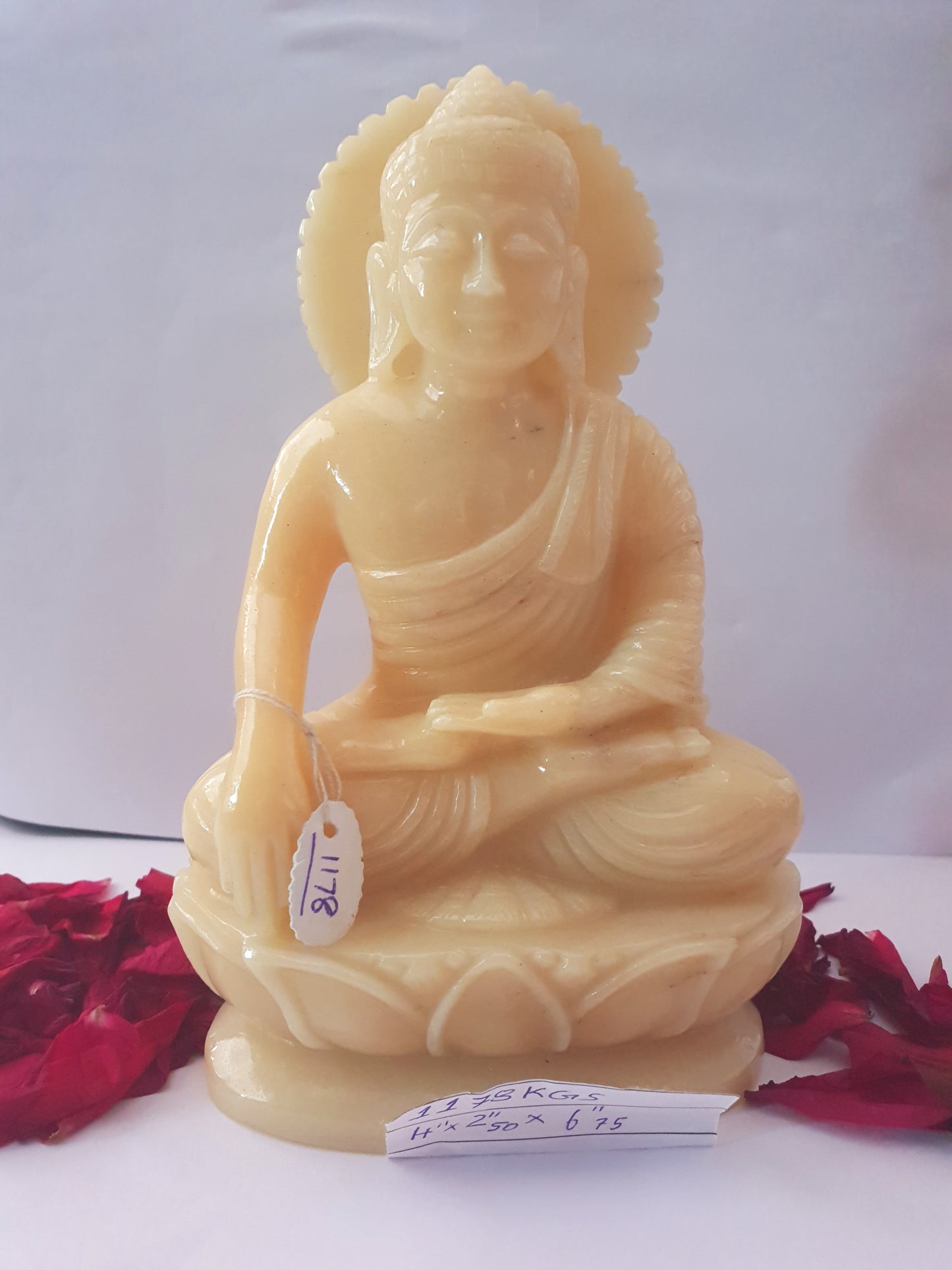 Ivory Agate Buddha image 0