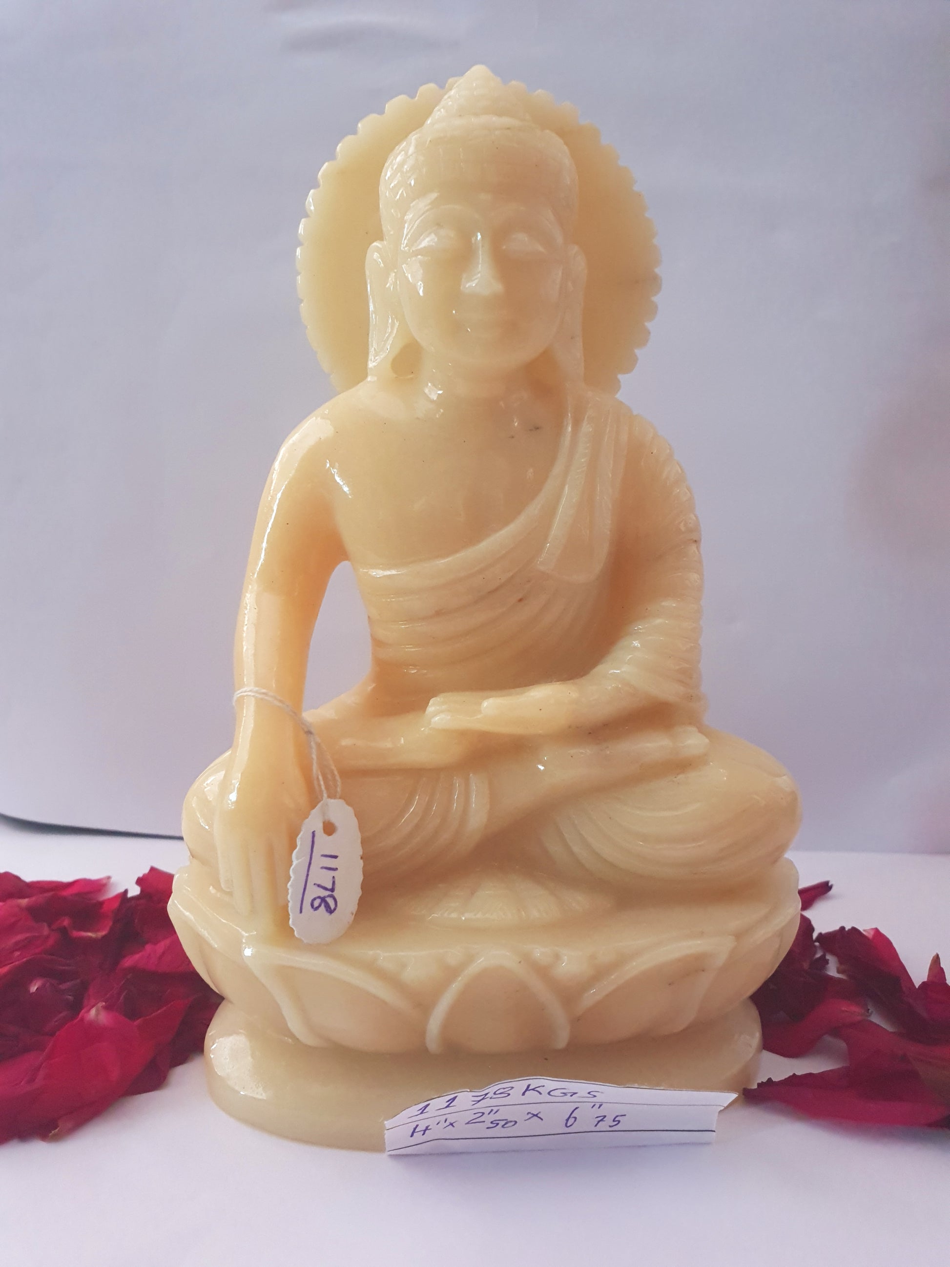 Ivory Agate Buddha image 0