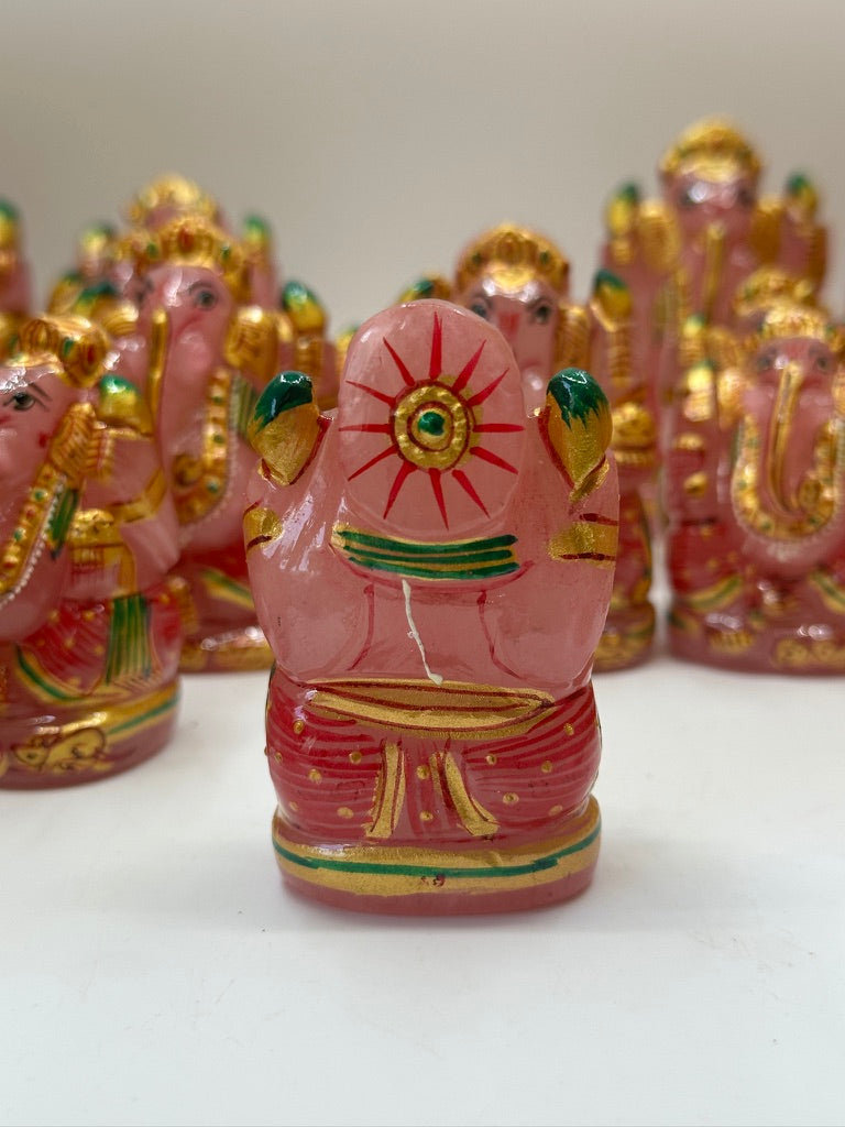 Rose Quartz Painting Ganesha image 2