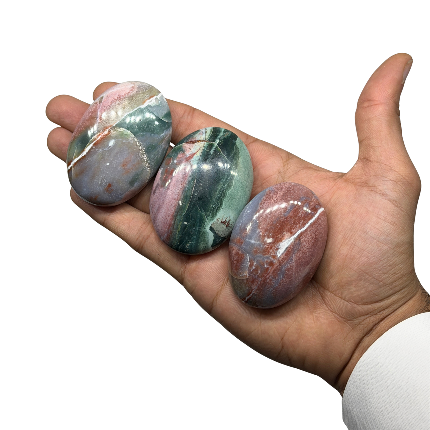 Unicorn Jasper Palmstones image 0