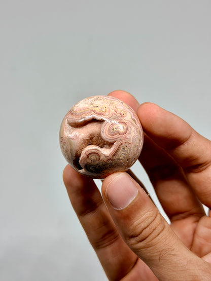 Rhodochrosite Sphere