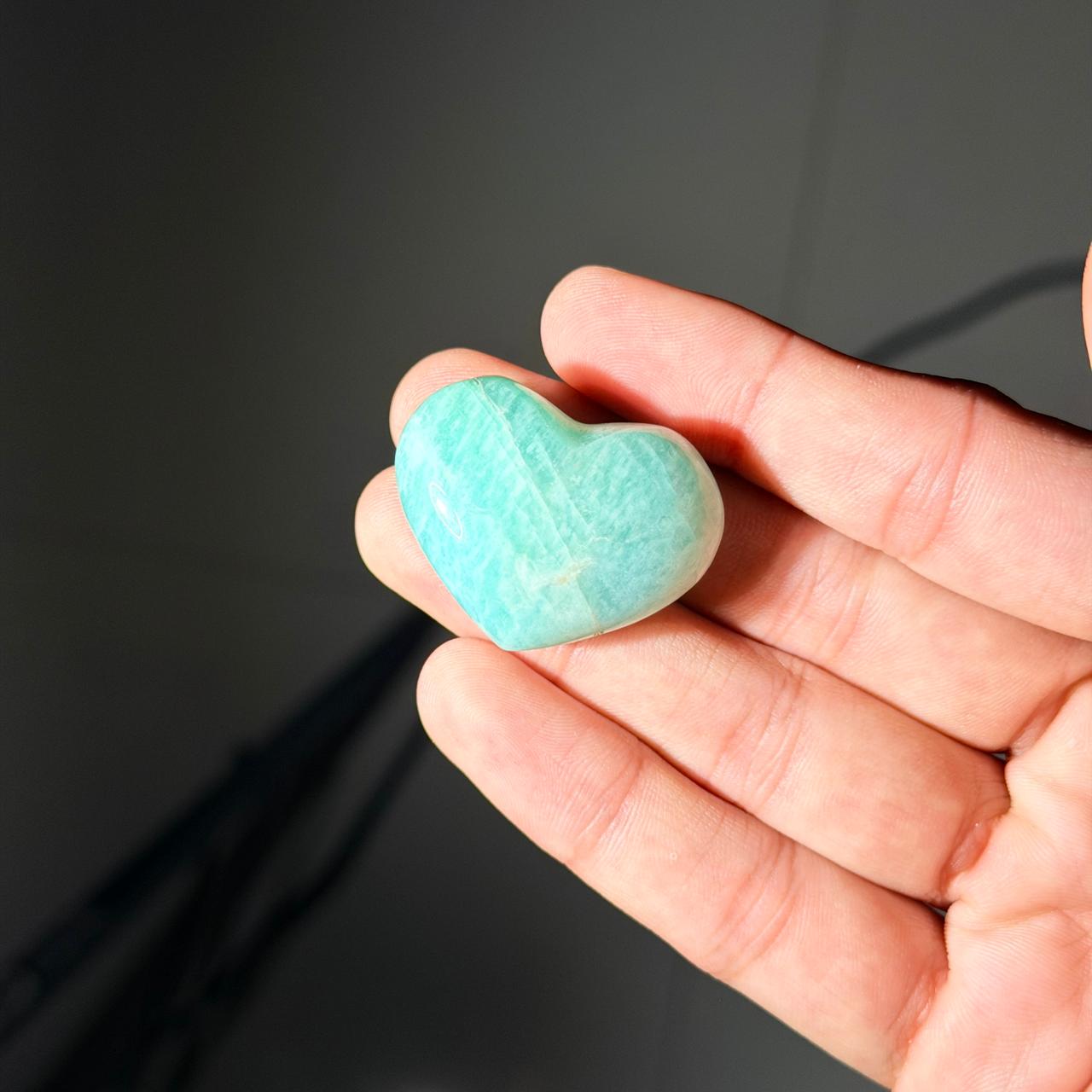 Mini Amazonite Hearts