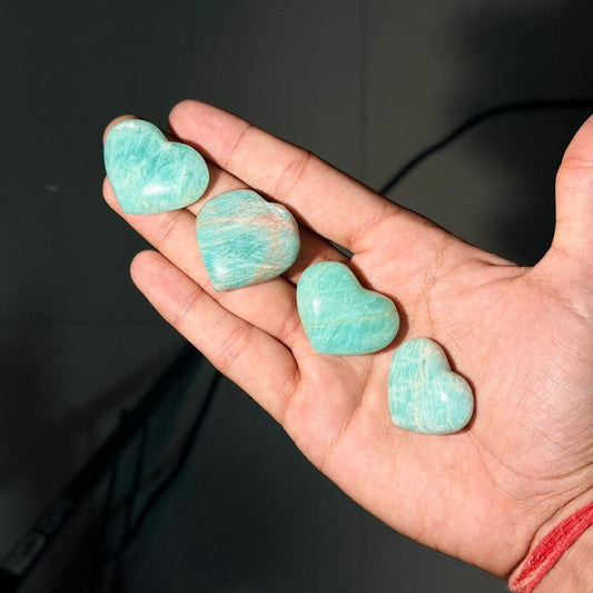 Mini Amazonite Hearts