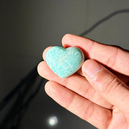 Mini Amazonite Hearts