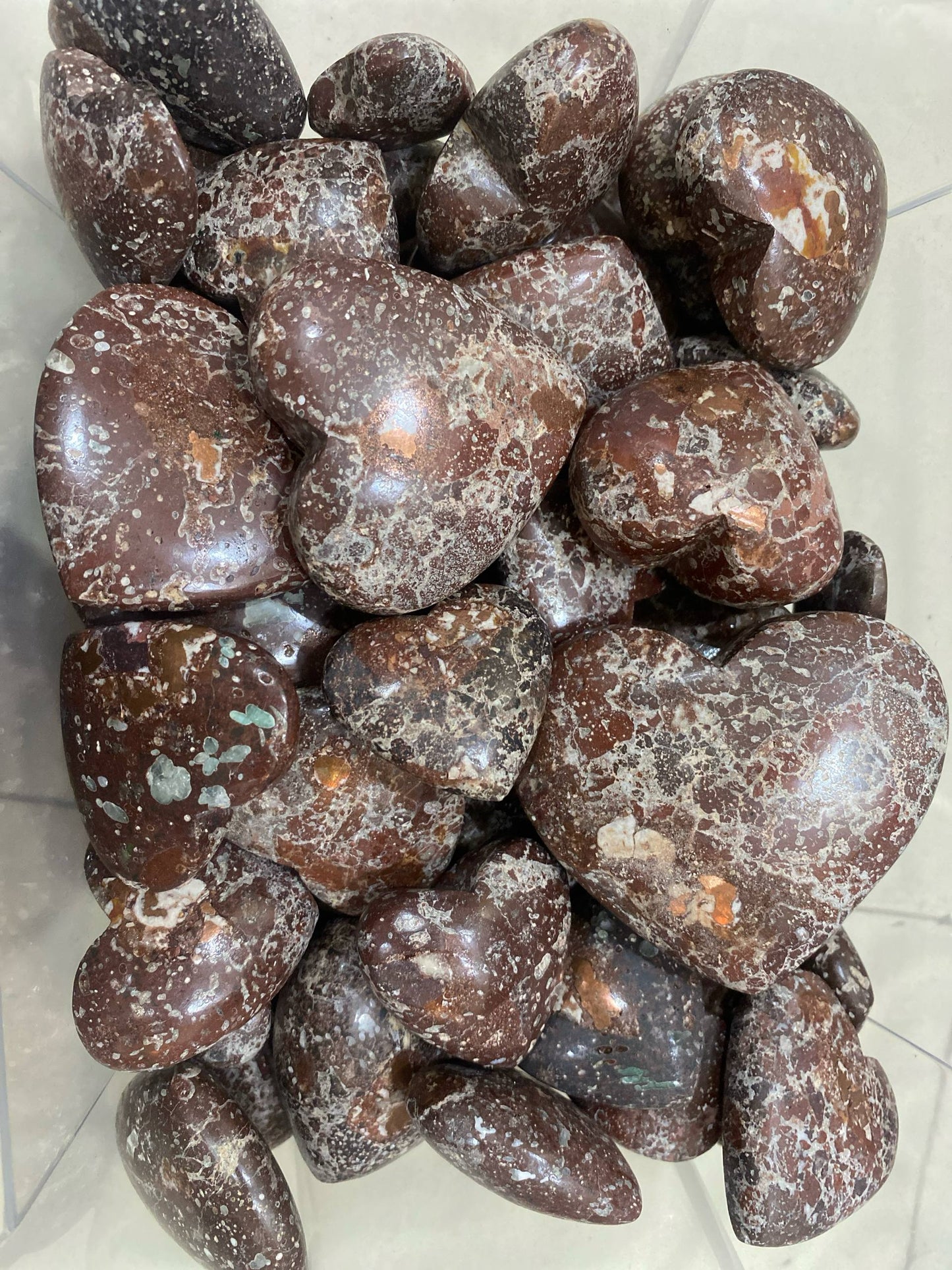 Copper Dolomite Heart