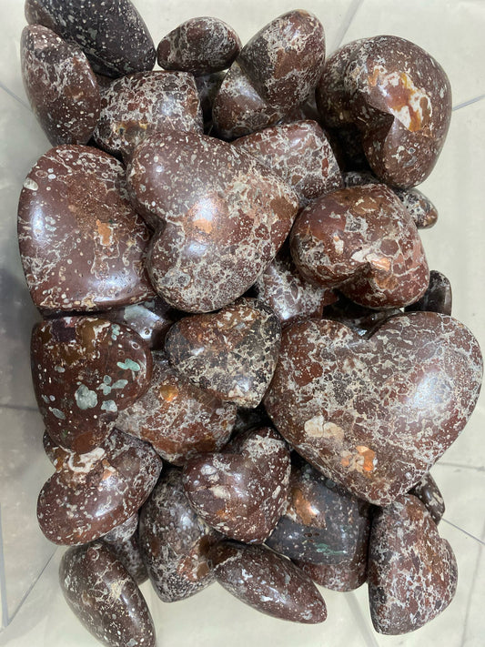 Copper Dolomite Heart