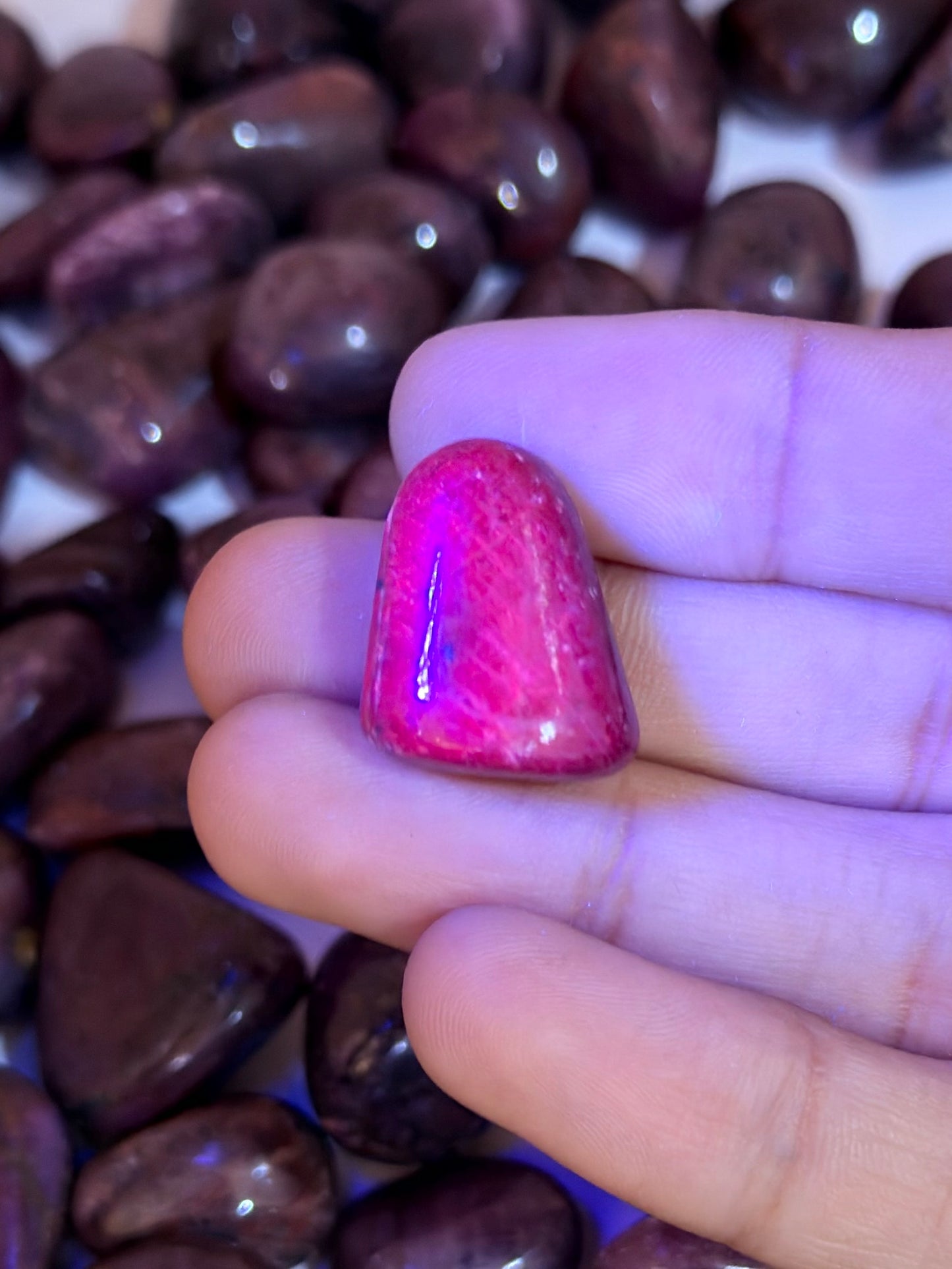 Indian Ruby Tumbled Stones