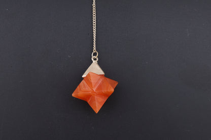 Carnelian Merkaba Pendants