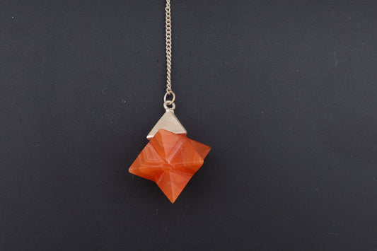Carnelian Merkaba Pendants