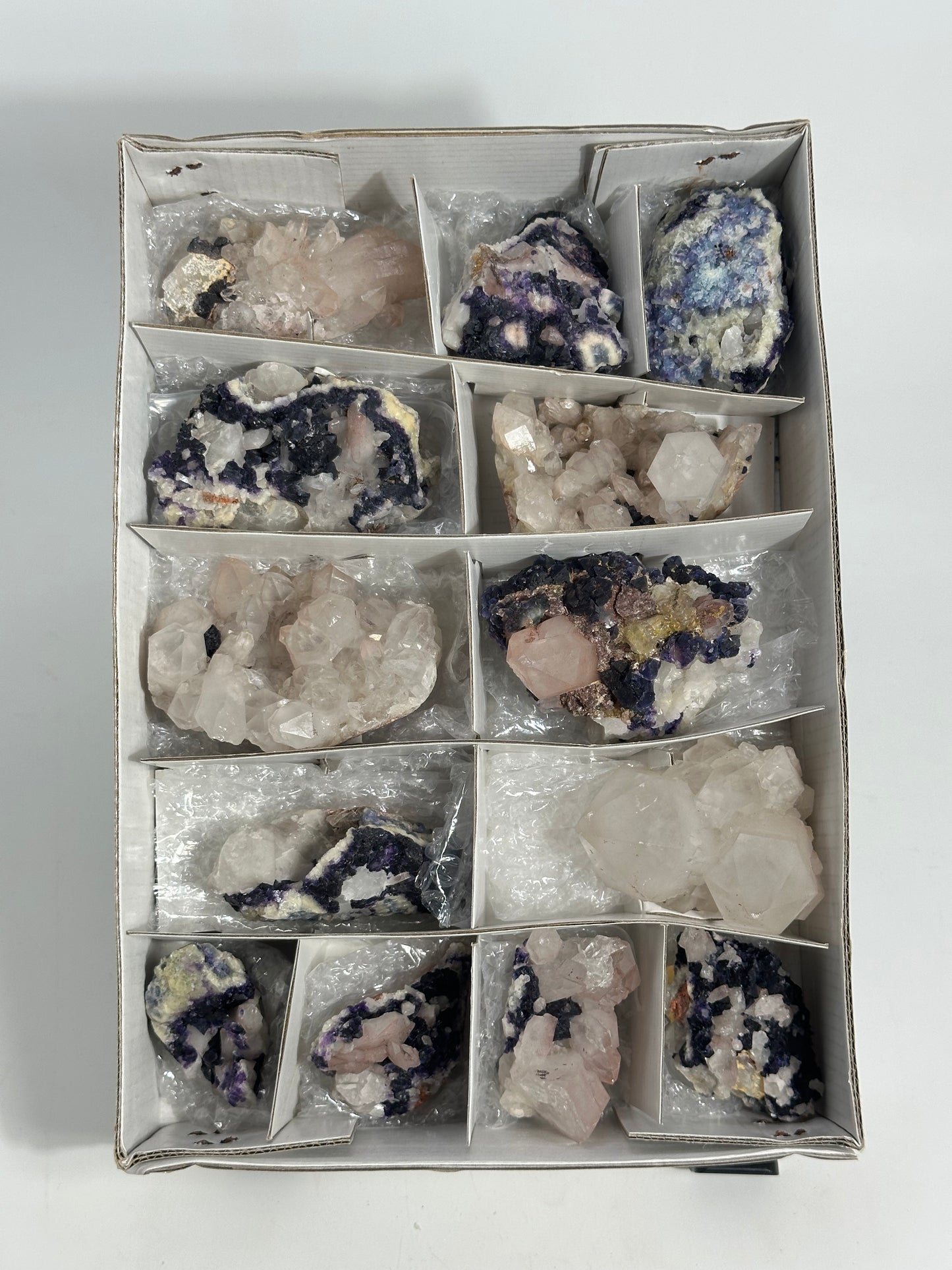 Fluorite on Quartz - #228