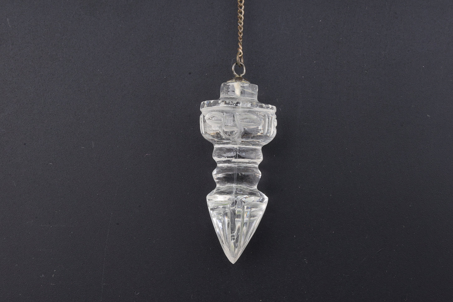 Clear Quartz Tibet Dorje Pendulums 1