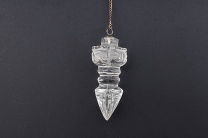 Clear Quartz Tibet Dorje Pendulums 1