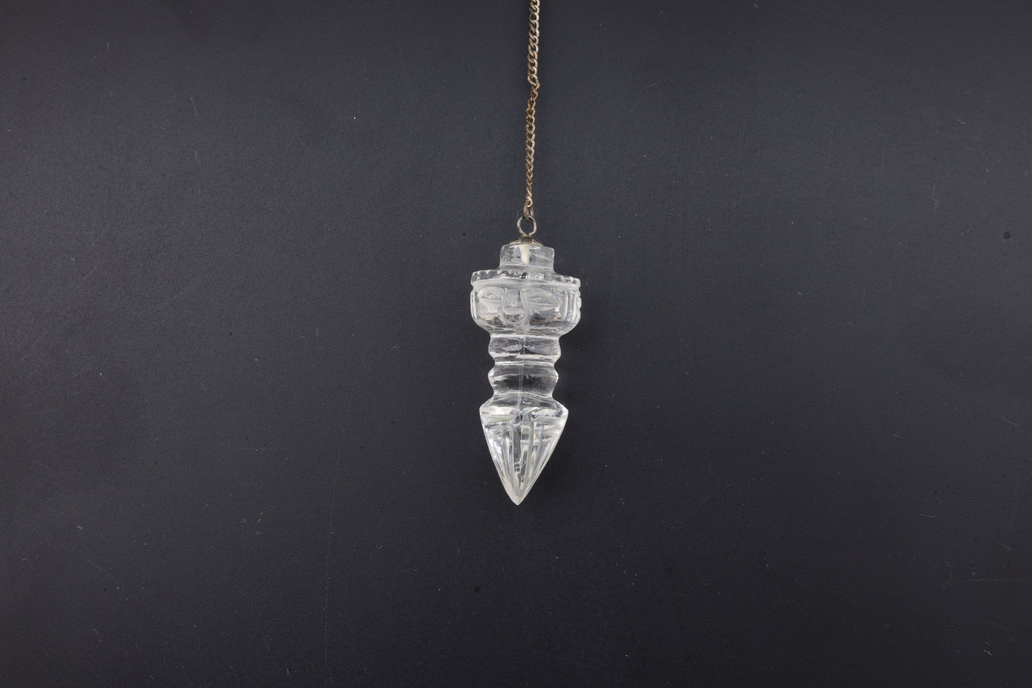 Clear Quartz Tibet Dorje Pendulums 1