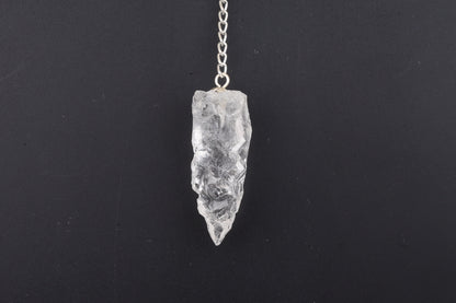 Clear Quartz Rough Pendulums