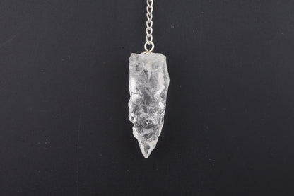 Clear Quartz Rough Pendulums