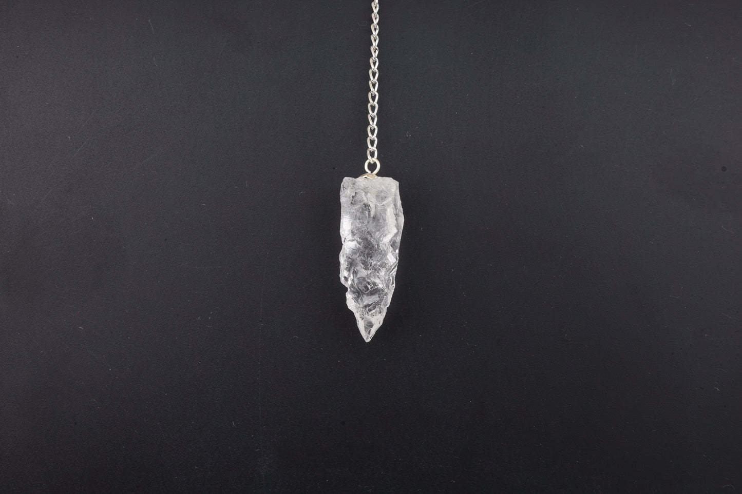 Clear Quartz Rough Pendulums