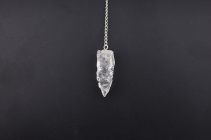 Clear Quartz Rough Pendulums