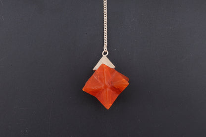 Carnelian Merkaba Pendants