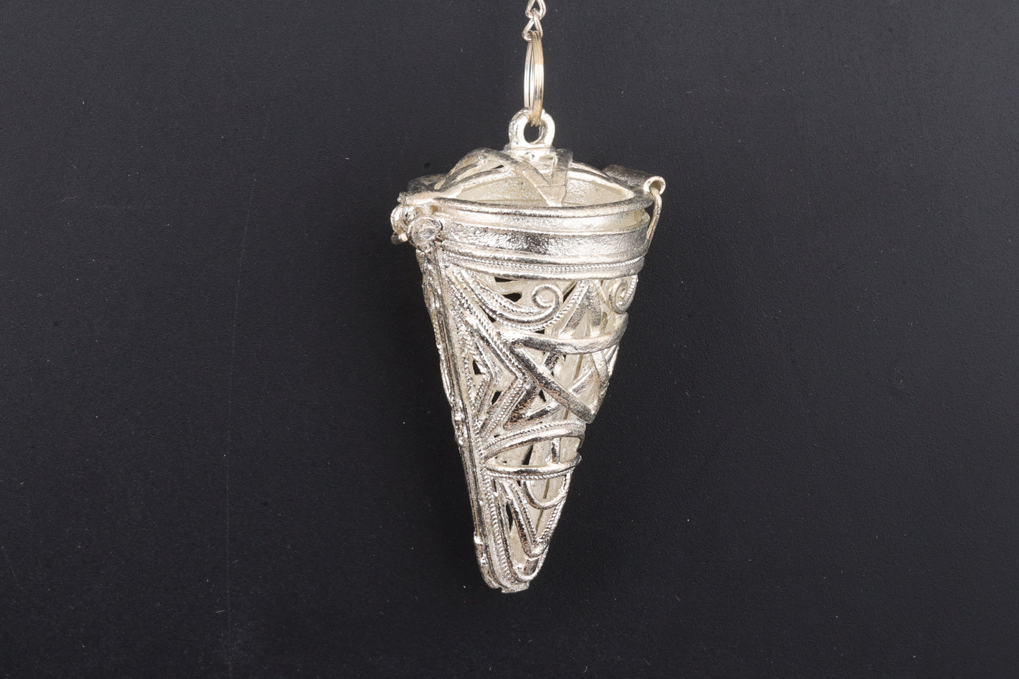 Silver Metal Cage Pendants