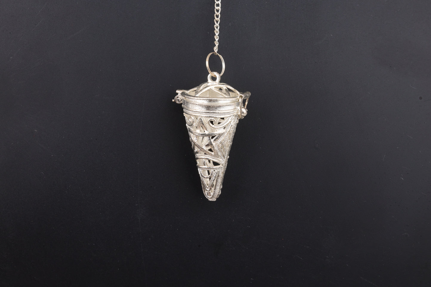 Silver Metal Cage Pendants