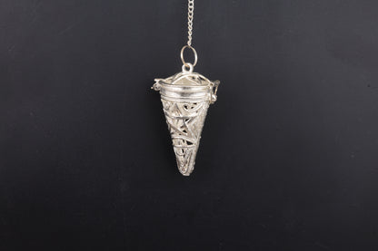Silver Metal Cage Pendants