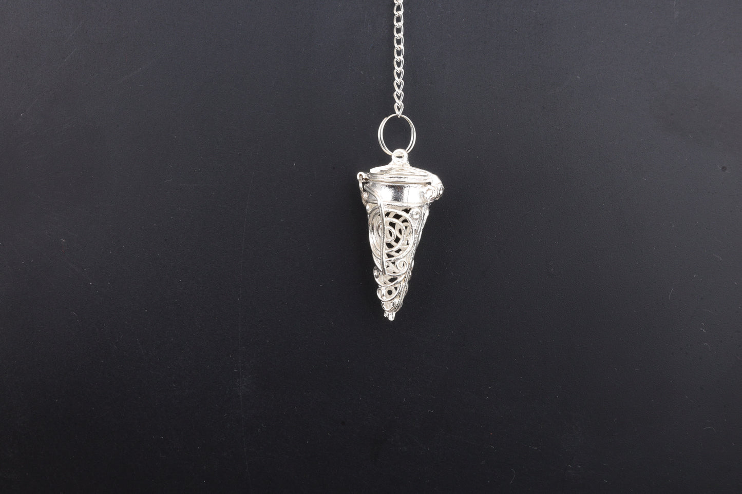 Silver Metal Cage Pendants