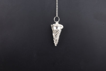 Silver Metal Cage Pendants