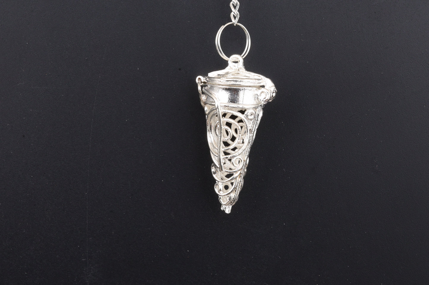 Silver Metal Cage Pendants