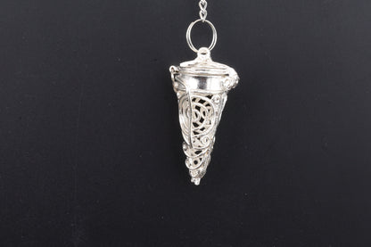 Silver Metal Cage Pendants