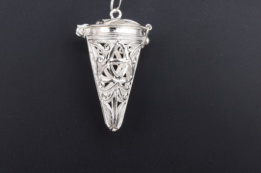 Silver Metal Cage Pendants