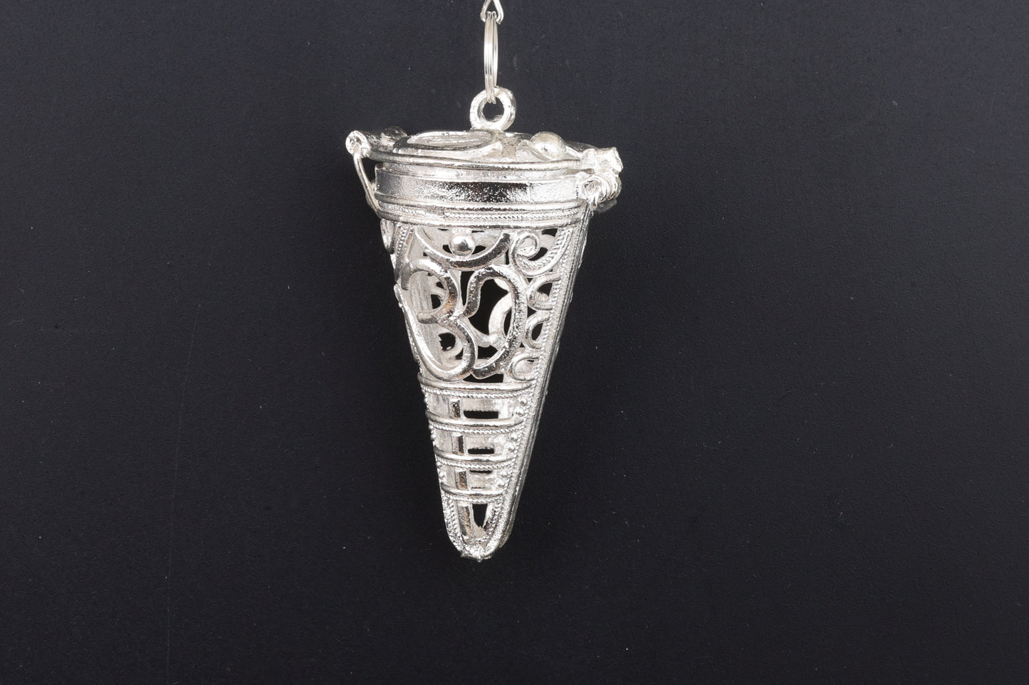 Silver Metal Cage Pendants