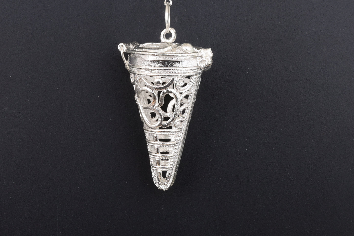 Silver Metal Cage Pendants