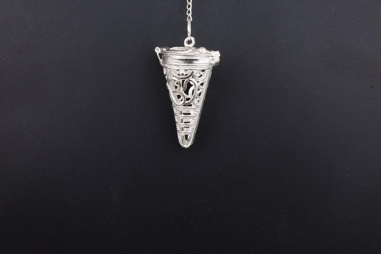 Silver Metal Cage Pendants