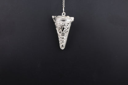 Silver Metal Cage Pendants
