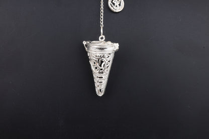 Silver Metal Cage Pendants