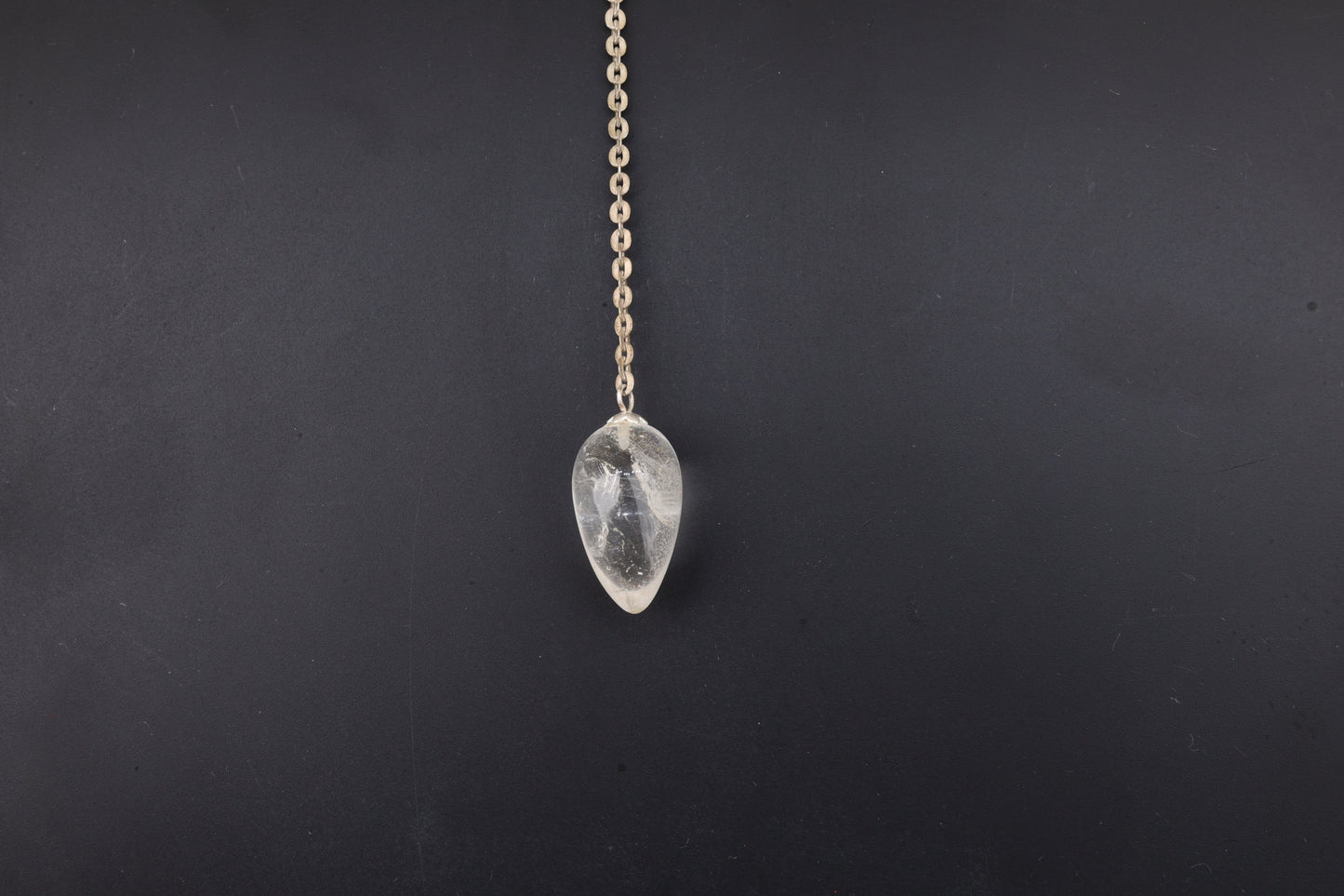 Clear Quartz Teardrop Pendulums